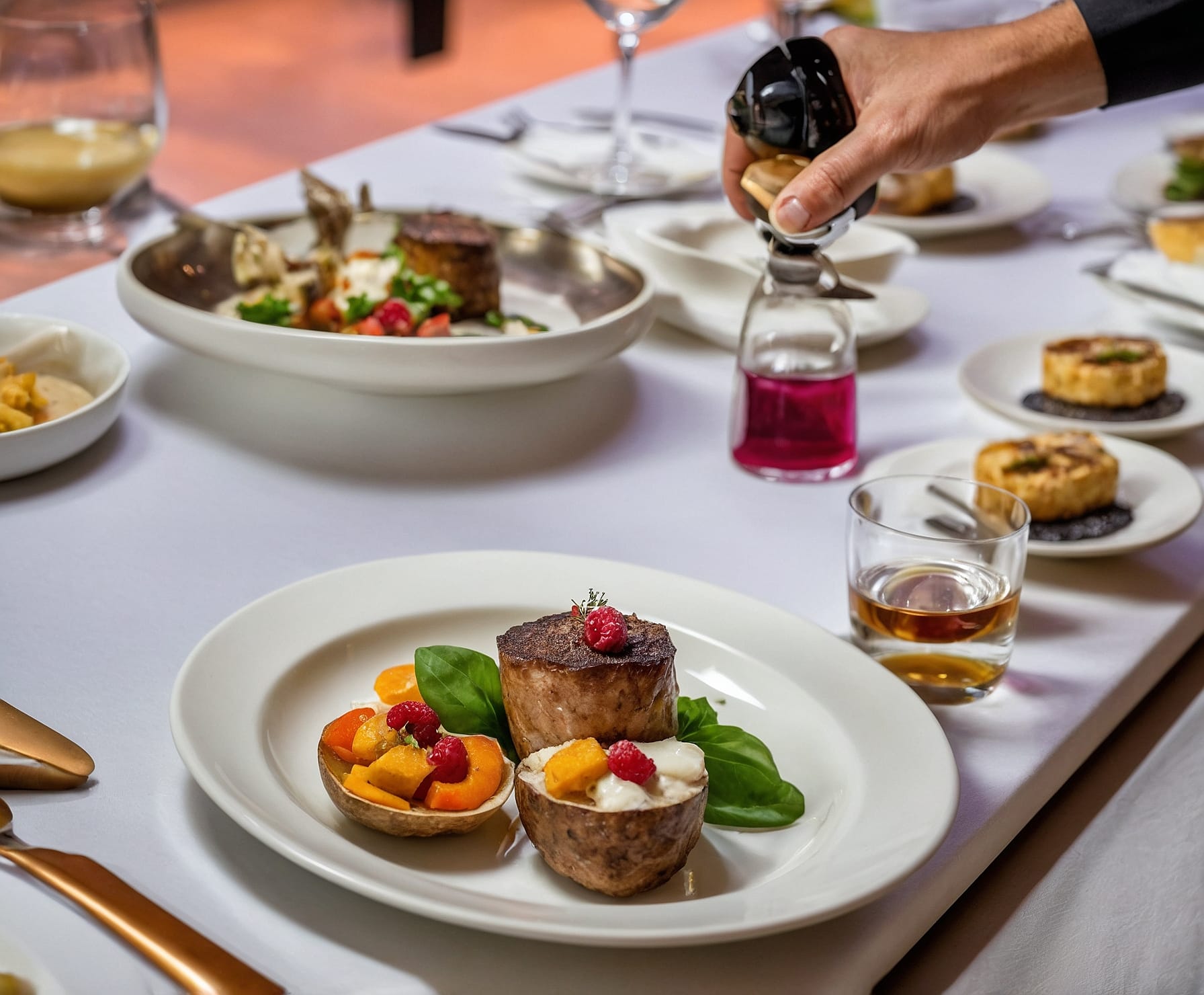 Showcooking con productos gourmet exclusivos
