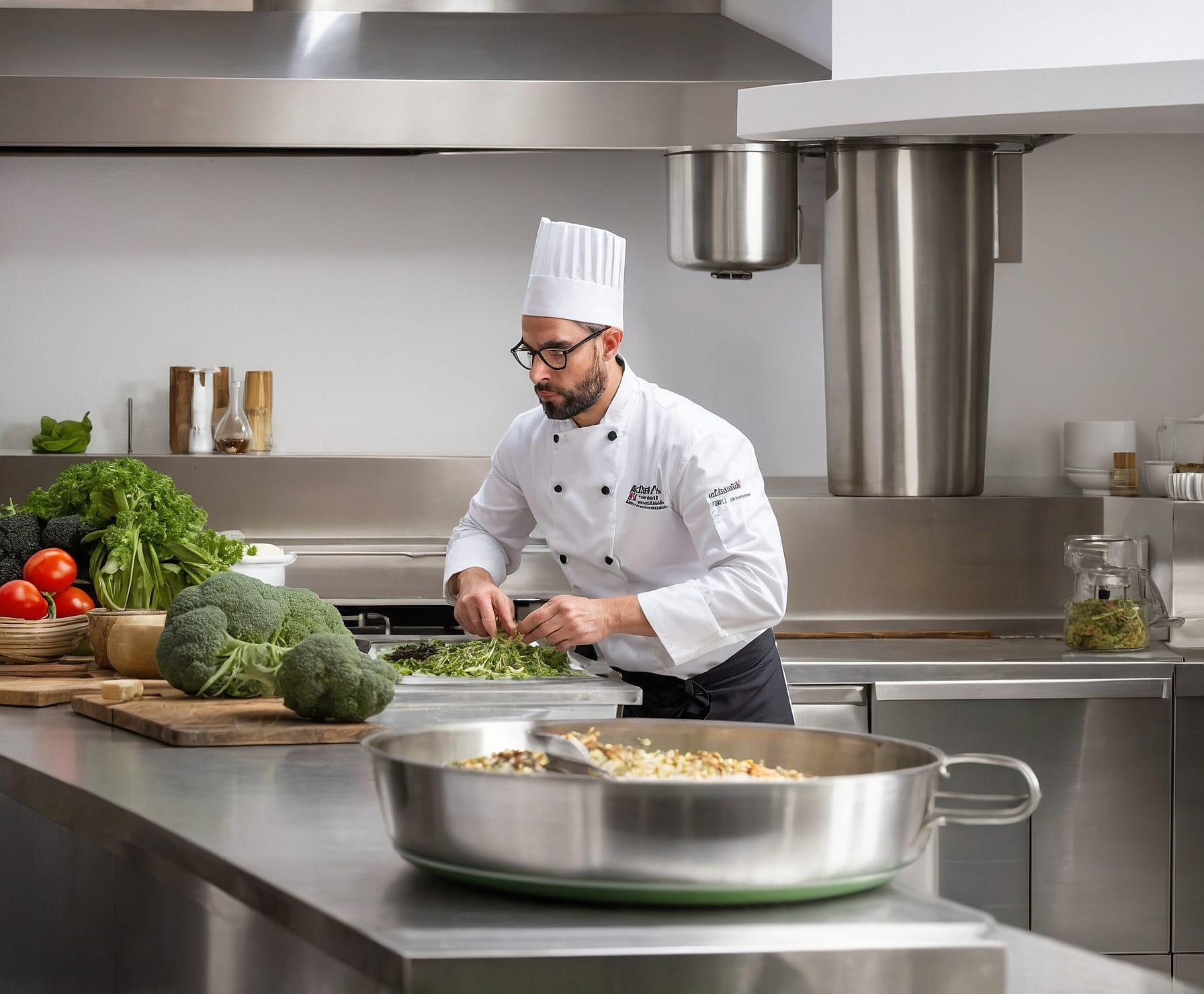 Evento de showcooking sostenible y moderno